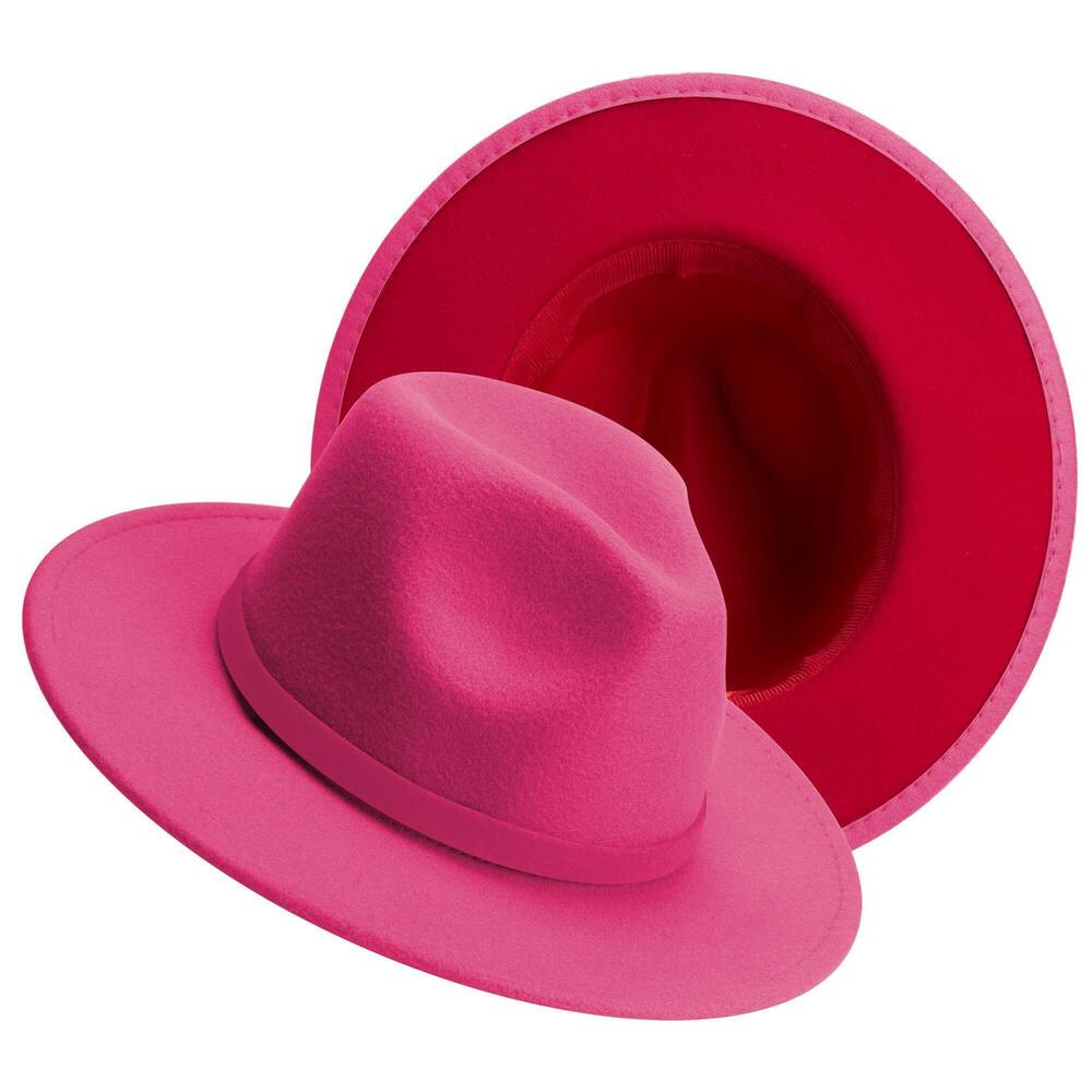 6681 Wide Brim Fedora Hat